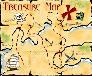 treaser map